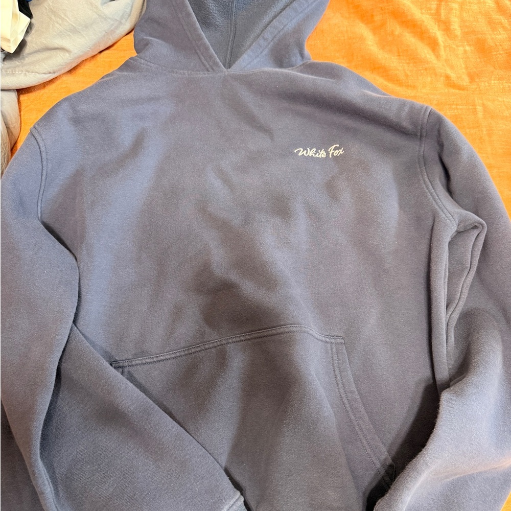 White Fox Boutique Navy Pullover Hoodie